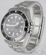 MINT Rolex Sea-Dweller 4000 SD4K Ceramic Black 40mm Stainless Steel Watch 116600