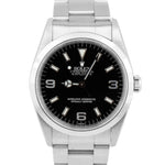 UNPOLISHED Rolex Explorer I Black 36mm Steel Swiss Only Oyster Watch 14270