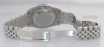 PAPERS Rolex DateJust 116244 Jubilee Black Diamond Bezel 36mm Steel Watch Box