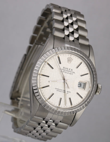 Rolex 16030 linen on sale dial