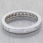 Tiffany & Co. Vintage Estate Platinum 0.65ctw Diamond Eternity Wedding Band Ring C9