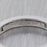 Tiffany & Co. Vintage Estate Platinum 0.65ctw Diamond Eternity Wedding Band Ring C9