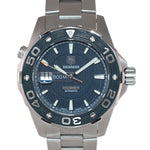 Tag Heuer Aquaracer Calibre 5 WAJ2112 Automatic Steel Blue Date Dive Watch