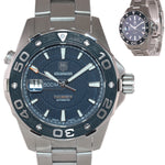 Tag Heuer Aquaracer Calibre 5 WAJ2112 Automatic Steel Blue Date Dive Watch