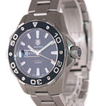 Tag Heuer Aquaracer Calibre 5 WAJ2112 Automatic Steel Blue Date Dive Watch