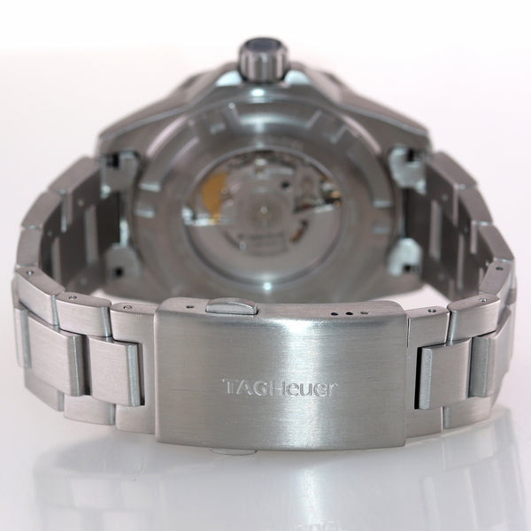 Tag Heuer Aquaracer Calibre 5 WAJ2112 Automatic Steel Blue Date Dive W