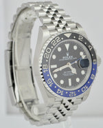Rolex GMT-Master II Batman Black Blue Stainless Ceramic 40mm Watch 126710 BLNR