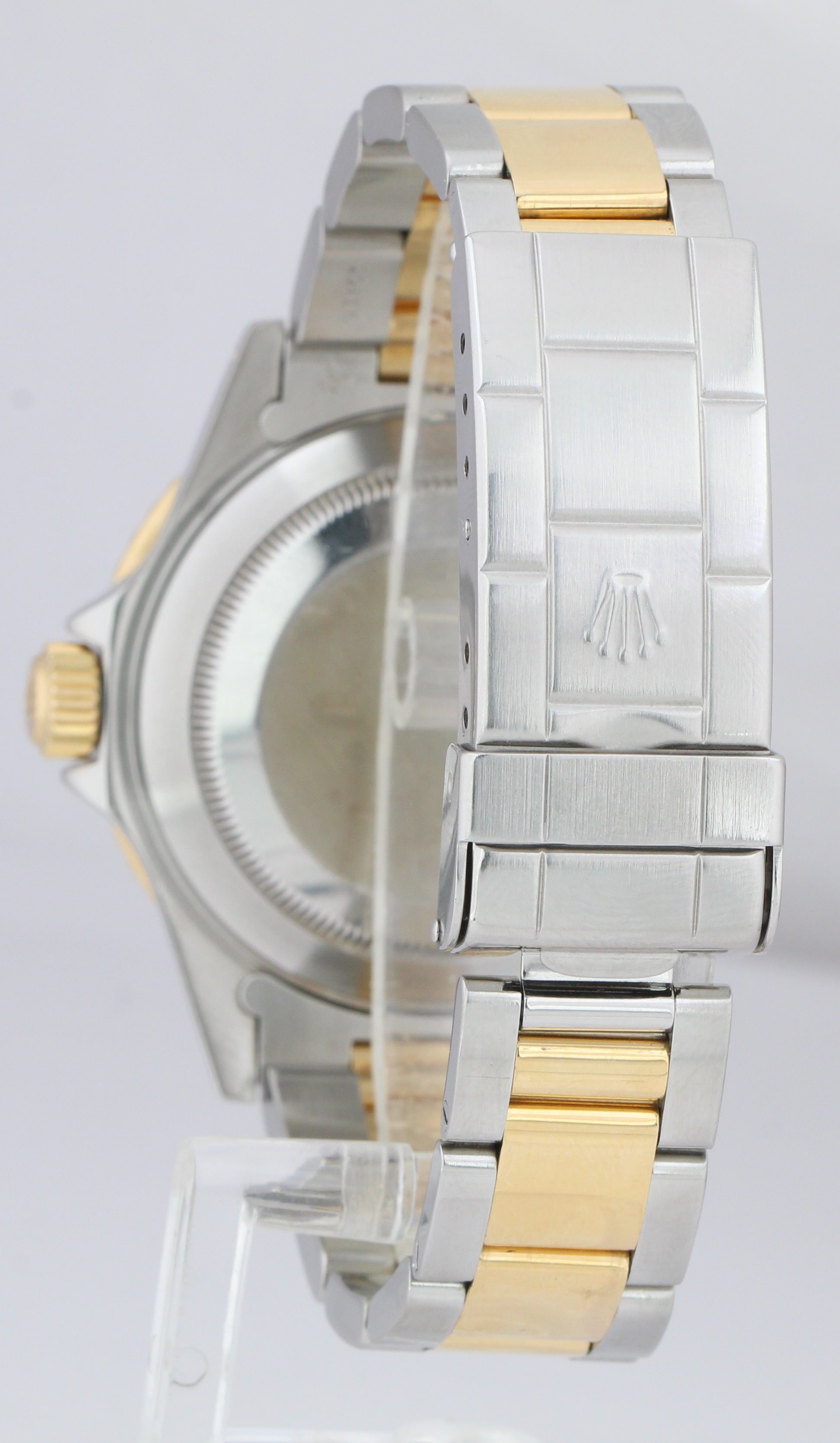 Rolex Submariner Date Two Tone Steel Gold Blue 40mm Watch 16613 LB BOX
