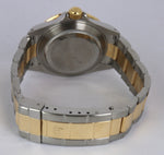 MINT 2002 Rolex Submariner Slate Serti Diamond Sapphire 16613 Two-Tone Blue 40mm