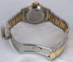 MINT 2002 Rolex Submariner Slate Serti Diamond Sapphire 16613 Two-Tone Blue 40mm