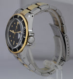 Vintage 1979 Rolex Submariner Date Nipple Two Tone Gold Steel 40mm Watch 1680