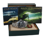 TRITIUM DIAL Rolex Submariner Date 16610 Steel Black 40mm Watch Box