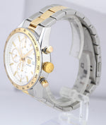 Tag Heuer Carrera Chronograph CV2050 Automatic White 41mm Two Tone Steel Watch