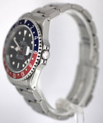 VINTAGE Rolex GMT-Master PEPSI Blue Red Stainless Steel Black 40mm 16700 Watch