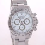 2005 Rolex Daytona 116520 White Dial Steel 40mm Chrono Watch Box