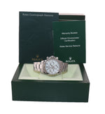 2005 Rolex Daytona 116520 White Dial Steel 40mm Chrono Watch Box