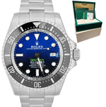MINT 2019 Rolex Sea-Dweller Deepsea James Cameron Blue 44mm 126660 Watch B+P