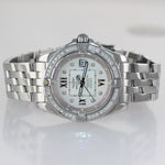Ladies Breitling Windrider Cockpit A71356 Silver 32mm Steel Diamond Watch