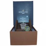 2022 PAPERS Breitling Chronomat Silver Black B01 42mm AB0134 Steel Date Watch