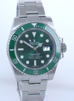 DISCONTINUED Rolex Submariner Hulk 116610LV Green Dial Ceramic Watch Box