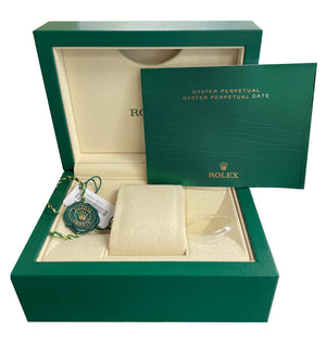 Rolex Oyster Perpetual Olive Green Stainless Steel 34mm Watch 114200 w/ BOX