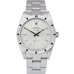2001 Rolex Air-King Perpetual Silver 34mm Oyster Steel Watch 14010M BOX PAPERS