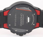 Men's BVLGARI Diagono Magnesium Automatic Chronograph 42mm Rubber Band Watch