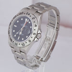 REHAUT UNPOL. 3186 Rolex Explorer II Black GMT Stainless Steel 40mm Watch 16570