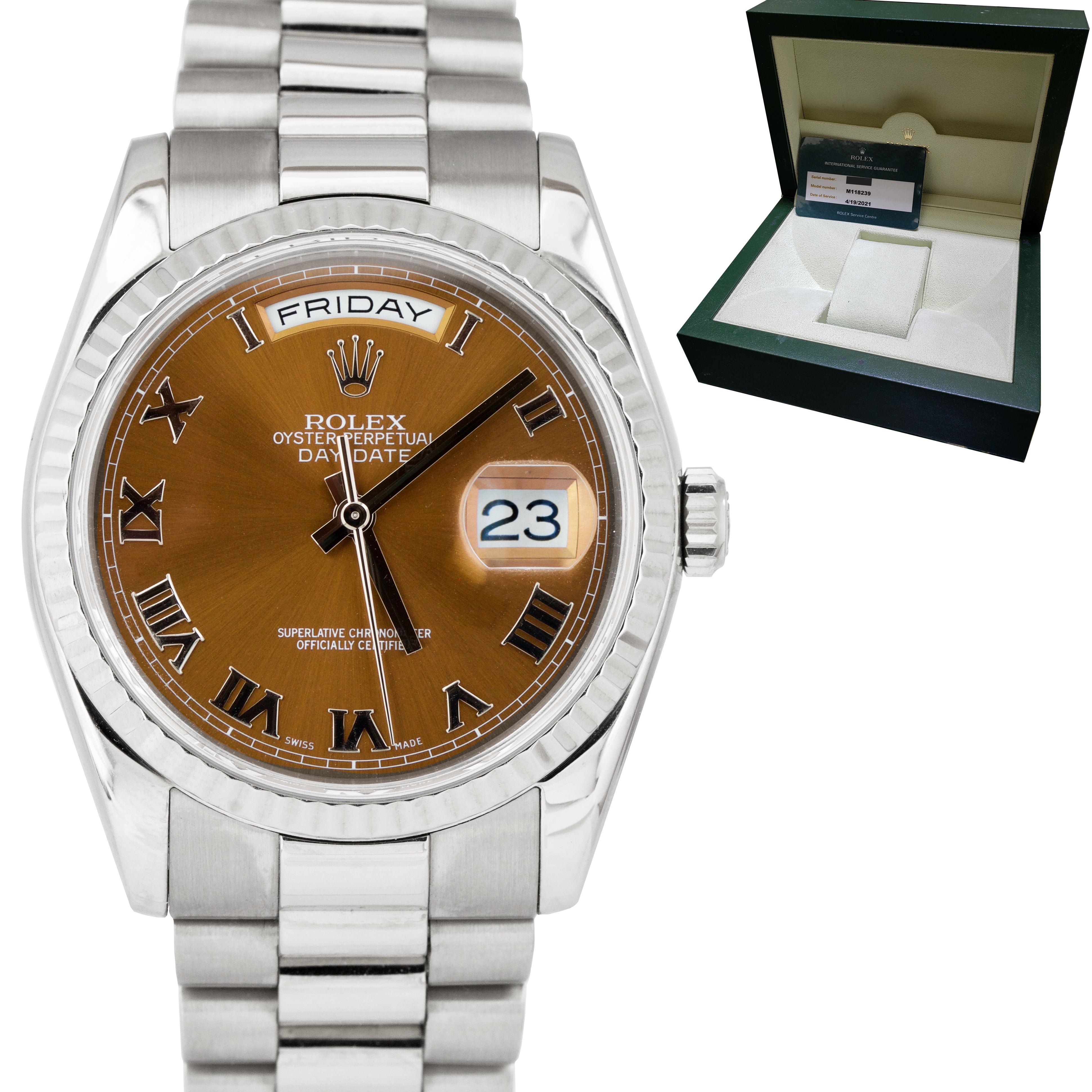 Rolex discount havana dial