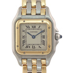 Ladies Cartier Panthere 18K Two Tone Gold Steel Ivory 22mm Quartz Watch 166921