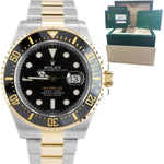 BRAND NEW 2020 Rolex Sea-Dweller 43mm Two-Tone Yellow Gold Black Watch 126603