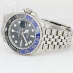 Rolex GMT-Master II Batman Black Blue Jubilee 126710 BLNR 40mm Steel Watch BOX