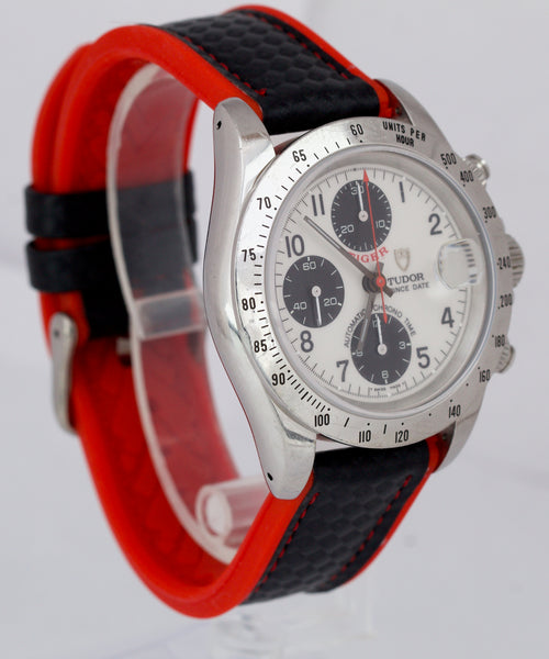 1998 UNPOLISHED Tudor Prince Date Chronograph TIGER PANDA 40mm Watch 7