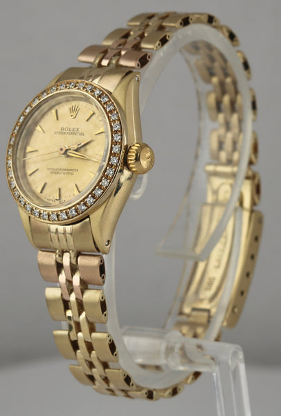 Gold top rolex women