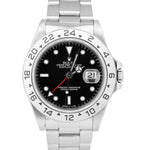 1996 Rolex Explorer II Stainless Steel Black Dial Date GMT 40mm Watch 16570