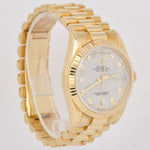 Rolex Day-Date President 18K Gold DIAMOND METEORITE 118238 36mm REHAUT Watch