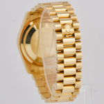 Rolex Day-Date President 18K Gold DIAMOND METEORITE 118238 36mm REHAUT Watch