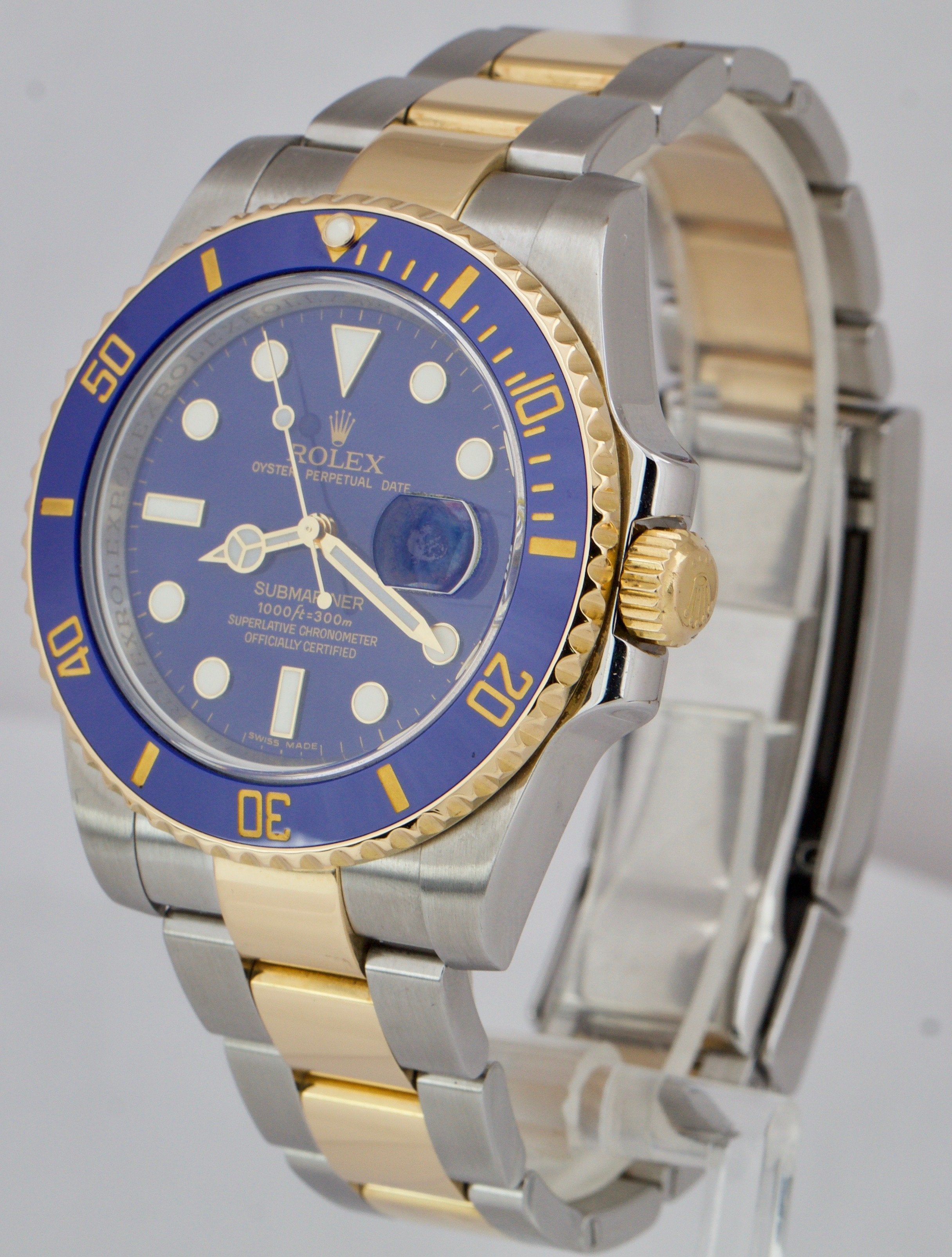 Rolex Submariner Stainless Steel & 18K Yellow Gold Blue Ceramic - New – NY  WATCH LAB