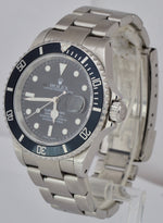 Men's Rolex Submariner Date 40mm Black Stainless Steel Pre-Ceramic Watch 16610