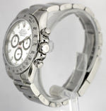 Rolex Daytona Cosmograph Stainless Steel White 40mm Oyster 116520 Watch