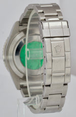 2007 UNPOLISHED Rolex Submariner Date Green 40MM KERMIT 16610 LV Stainless Watch