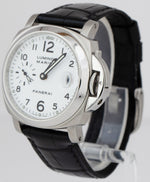 Panerai PAM 51 Luminor Marina Stainless Steel White 40mm Date Watch PAM00051 B+P