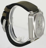 Bell & Ross BR 03-94 Hologram Silver Steel Chronograph 42mm Watch BR0394