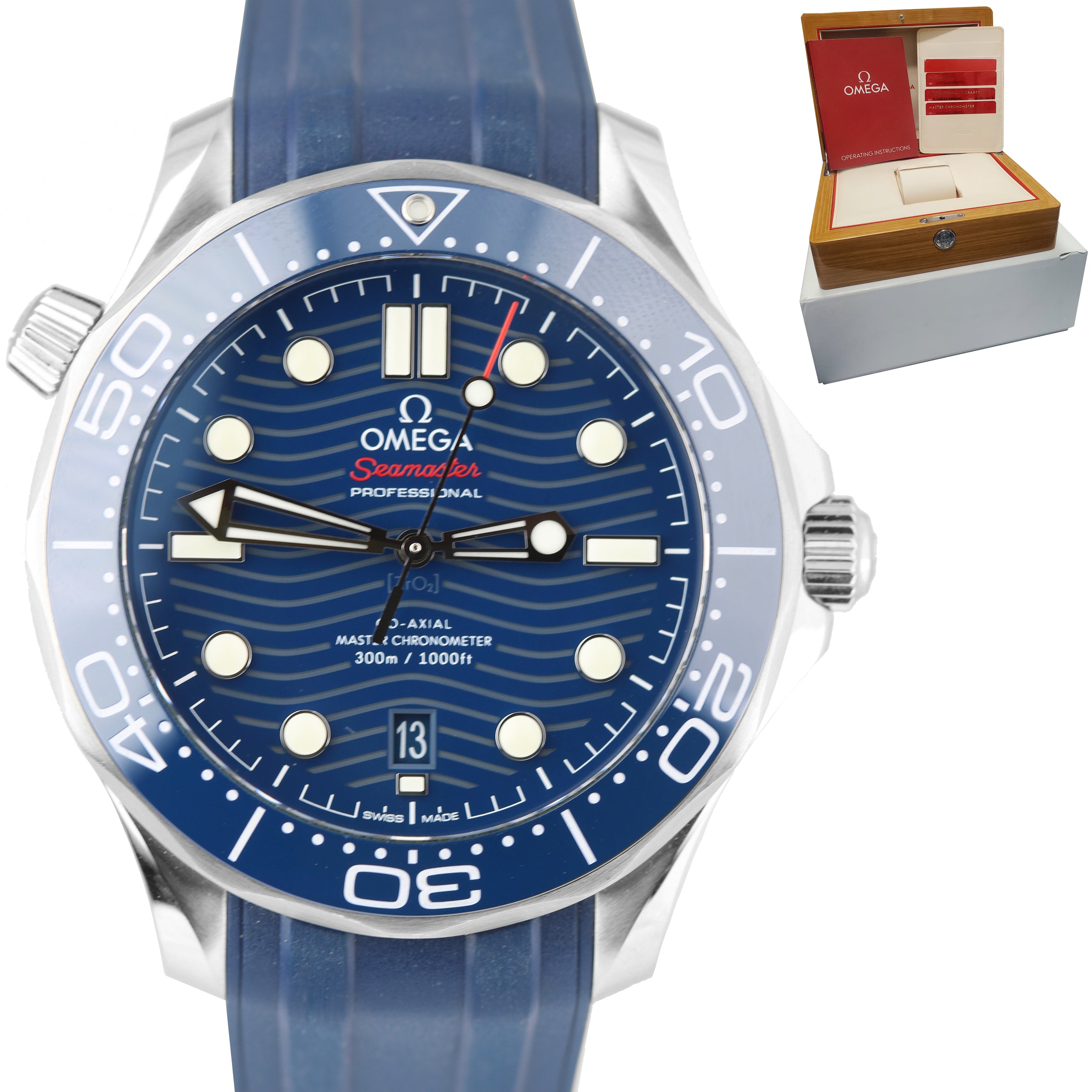 Omega seamaster hotsell 300m 2018 blue