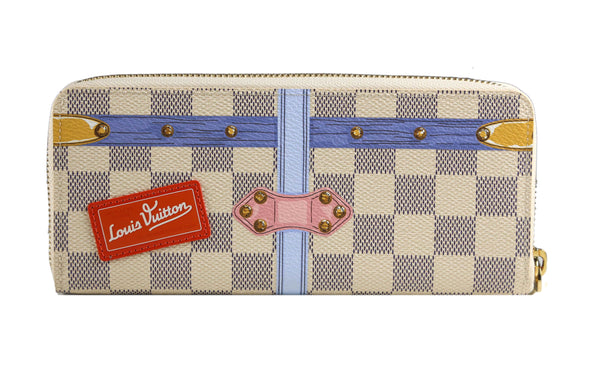 Louis Vuitton Damier Azur Clemence Women Wallet