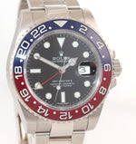 2019 RSC & PAPERS Rolex GMT-Master 2 Pepsi 18K White Gold 116719 BLRO Watch Box