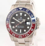 2019 RSC & PAPERS Rolex GMT-Master 2 Pepsi 18K White Gold 116719 BLRO Watch Box
