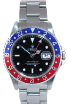 DISCONTINUED 1997 Rolex GMT-Master Tritium Pepsi Blue Red Steel 16700 Watch Box