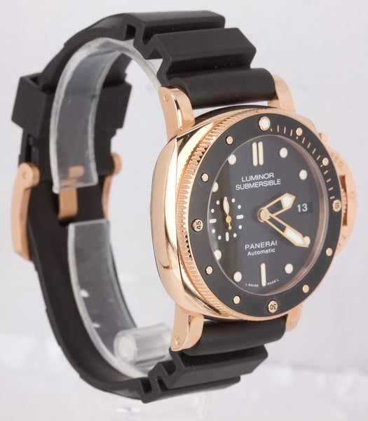 MINT 2019 Panerai Luminor 1950 Submersible 18K Rose Gold 42mm PAM 684