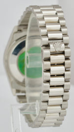 UNPOLISHED Rolex DateJust President 31mm Midsize 950 Platinum Watch 68246 B+P